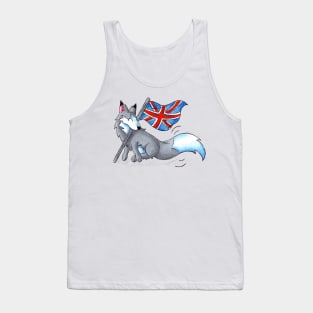 Flag Flying Wolf (UK) Tank Top